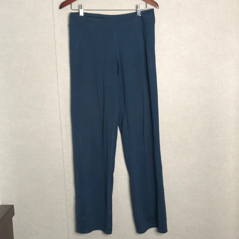 Title Nine Blue Split Hem Leggings